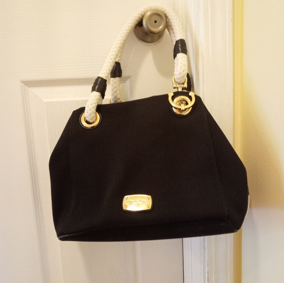 Michael Kors Handbags - *373 Michael Kors Nautical Canvas Shoulder Bag